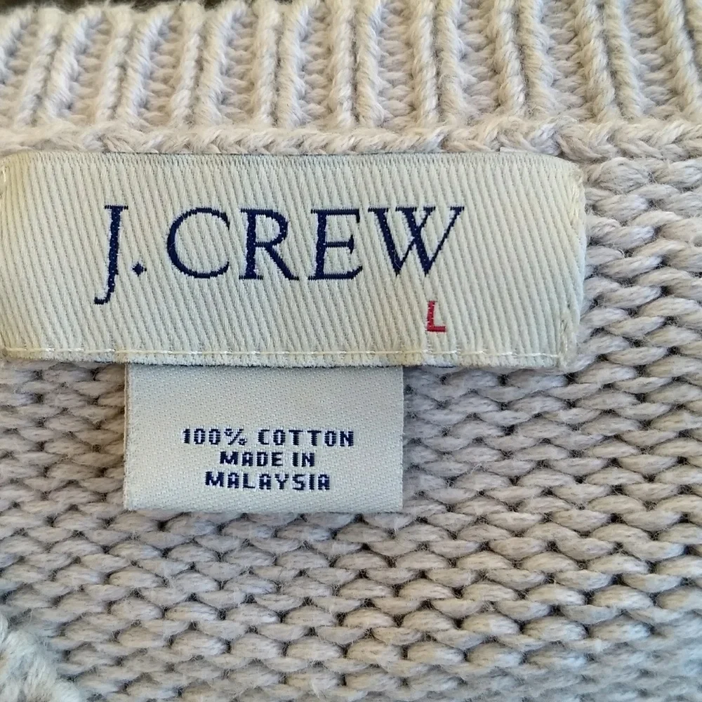 J. Crew V Neck Oversized Sweater